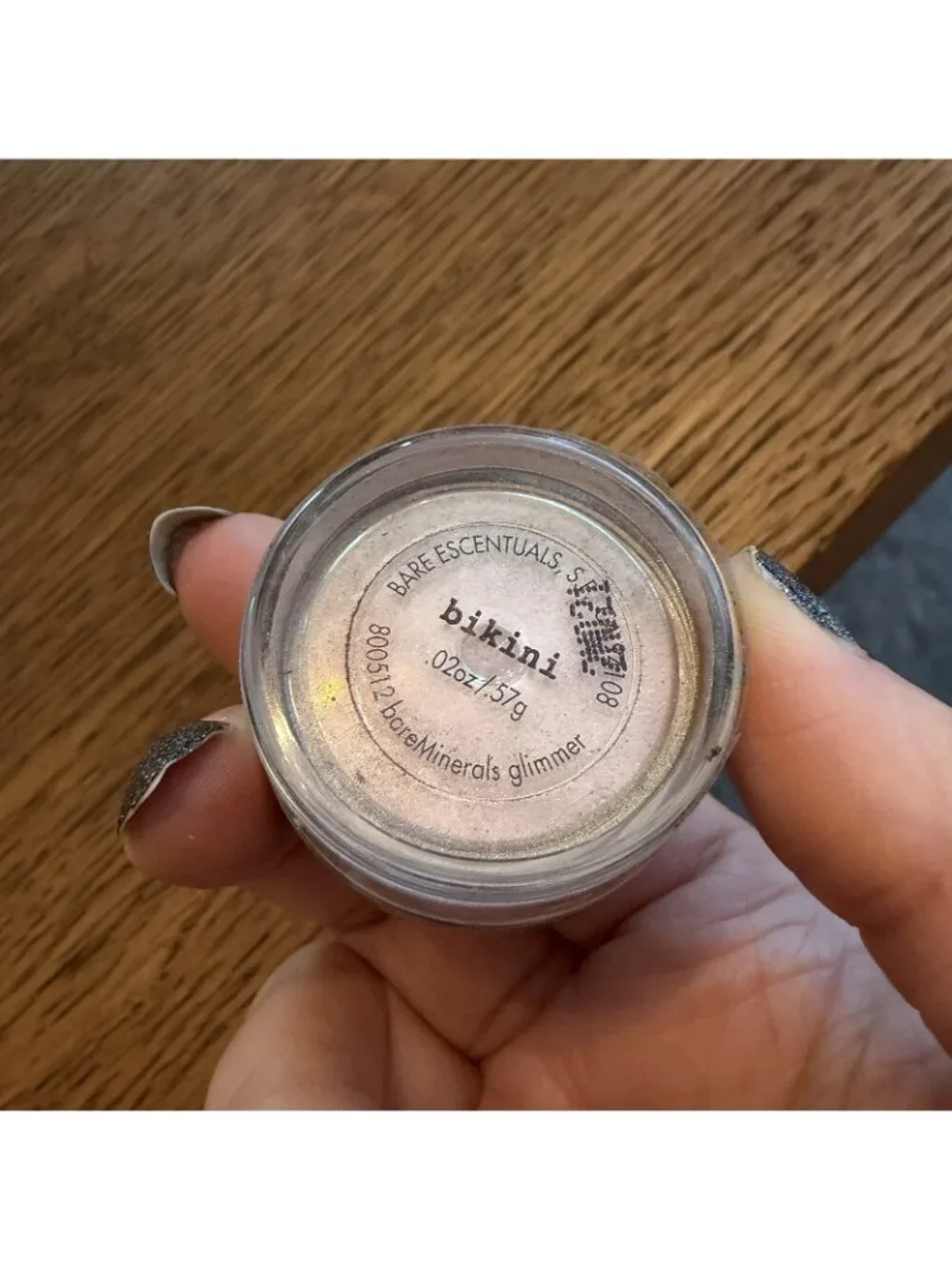 BareMinerals Bikini Glimmer Eyeshadow Eye Powder Shadow New Sealed Clear Label